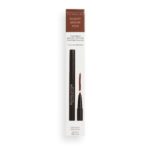 Makeup Revolution Bushy Brow Pen Medium Brown Vegan 0.5 ml