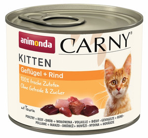 Animonda Carny Kitten Beef & Poultry Cat Wet Food 200g