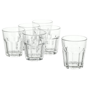POKAL Glass, clear glass, 27 cl, 6 pack