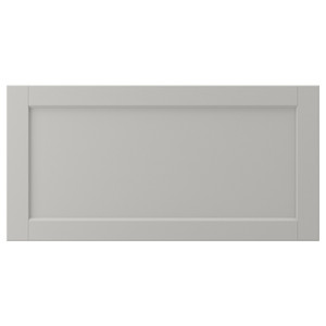 LERHYTTAN Drawer front, light grey, 80x40 cm