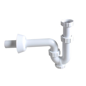 Flomasta Bathroom Sink P-Trap Waste Drain Pipe P-Trap 32mm