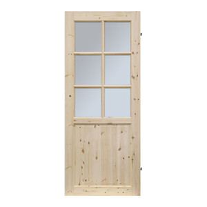 Internal Door Radex Lugano 80, right, solid pine