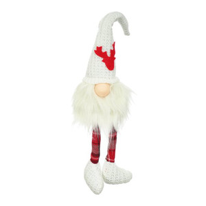 Christmas Gnome 50cm, white-red