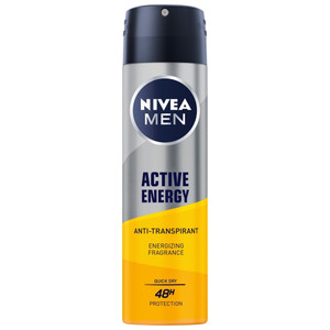 Nivea Men Anti-Transpirant Deodorant Spray Active Energy 150ml