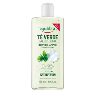 Equilibra Purifying Dermo Shampoo Green Tea 98% Natural 265ml