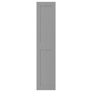 GRIMO Door with hinges, grey, 50x229 cm