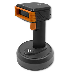 Qoltec Barcode Reader with Docking Station 1D 2D Wireless