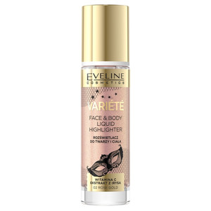 Eveline Variete Face & Body Liquid Highlighter 02 Rose Gold 30ml