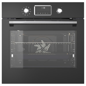 FORNEBY Forced air oven with direct steam, IKEA 500 black