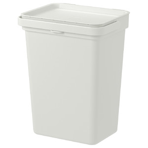 HÅLLBAR Bin, light grey, 10 l