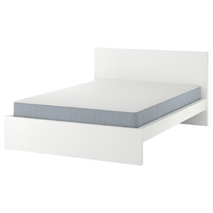 MALM Bed frame with mattress, white/Vesteröy firm, 140x200 cm