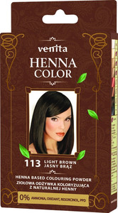 VENITA Henna Color Coloring Powder Conditioner - 113 Light Brown