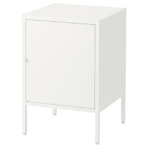 HÄLLAN Storage combination with doors, white, 45x47x67 cm