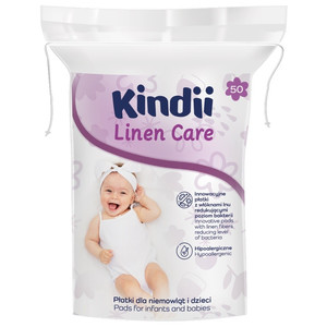 KINDII Cosmetic Pads for Infants & Babies Linen Care 50pcs
