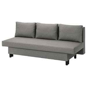 ÄLVDALEN 3-seat sofa-bed, Knisa grey-beige