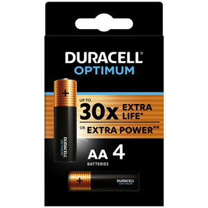 Duracell Battery Optimum AA LR6 4pcs