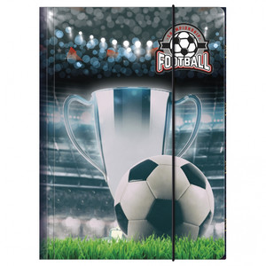 Folder with Elastic Football A4 1pc