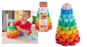 Fisher-Price Wooden Ring Stacker HXT77 18m+