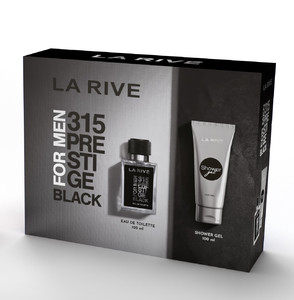 LA RIVE Man Gift Set - Eau de Toilette & Shower Gel 315 Prestige Black