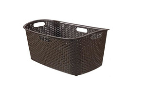 Curver Laundry Basket My Style 47l, dark brown