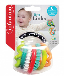 Infantino Ring Links Teether Set 0m+