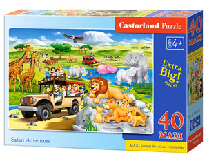 Castorland Children's Maxi Puzzle Safari Adventure 40pcs 4+