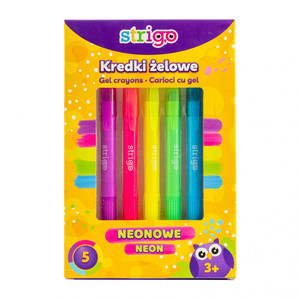 Strigo Neon Gel Crayons 5 Colours