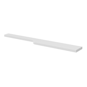 GoodHome Decorative Shelf Himalia 105x15 cm, white