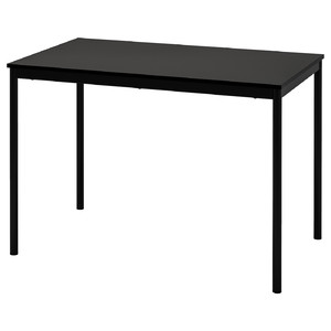 SANDSBERG Table, black, 110x67 cm