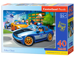 Castorland Children's Puzzle Maxi 40pcs Police Chase 4+