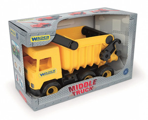 Wader Middle Truck Tipper Yellow 38cm 12m+