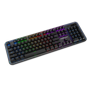 Krux Comet Wired Keyboard Outemu Blue RGB, black