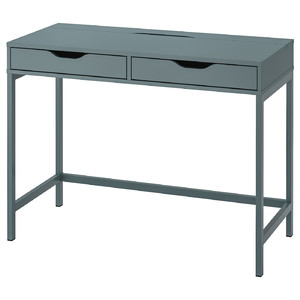 ALEX Desk, grey-turquoise, 100x48 cm