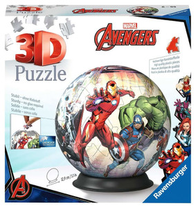 Ravensburger 3D Puzzle Ball Marvel Avengers 72pcs 6+