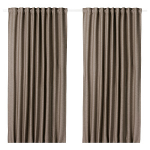 VILBORG Room darkening curtains, 1 pair, 145x300 cm