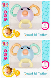 Bam Bam Twisted Ball Teether 3m+