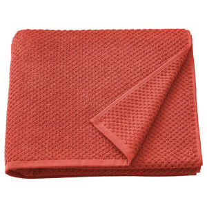 GULVIAL Bath towel, red-brown, 70x140 cm