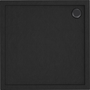 Acrylic Shower Tray Alta 80 x 4.5 cm, black