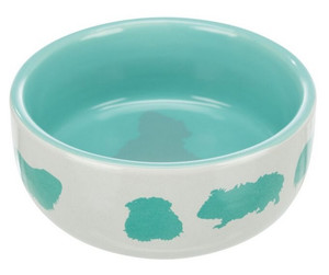 Trixie Ceramic Bowl for Guinea Pigs 250ml, 1pc, assorted colours