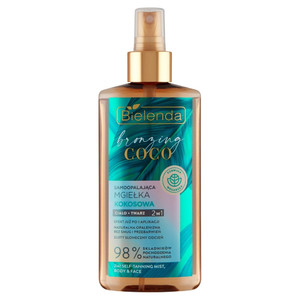 Bielenda Bronzing Coco Self-Tanning Body & Face Mist 2in1 98% Natural 150ml