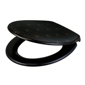 GoodHome Toilet Seat Diani, duroplast, art deco