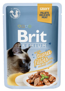 Brit Premium Cat Fillets with Tuna in Gravy 85g