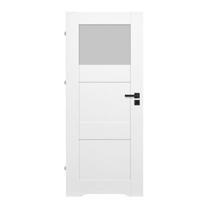 Internal Door, Undercut, Tre 70, left, white