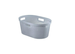 Curver Laundry Basket Infinity 40l, light grey
