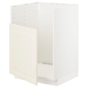 METOD Base cab f TALLSJÖN sink, white/Bodbyn off-white, 60x60 cm