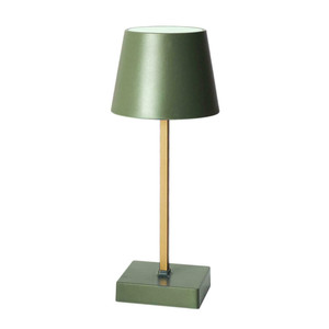 LED Lamp Blanca, touch contro, battery-operated, green