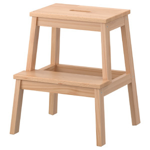 BEKVÄM Step stool, beech, 50 cm