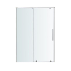 GoodHome Sliding Shower Door Ezili 100 cm, chrome/transparent