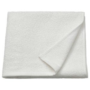 LUDDVIAL Bath towel, white, 55x120 cm