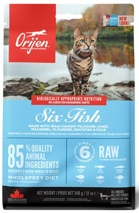 Orijen Cat 6 Fish Dry Food 340g